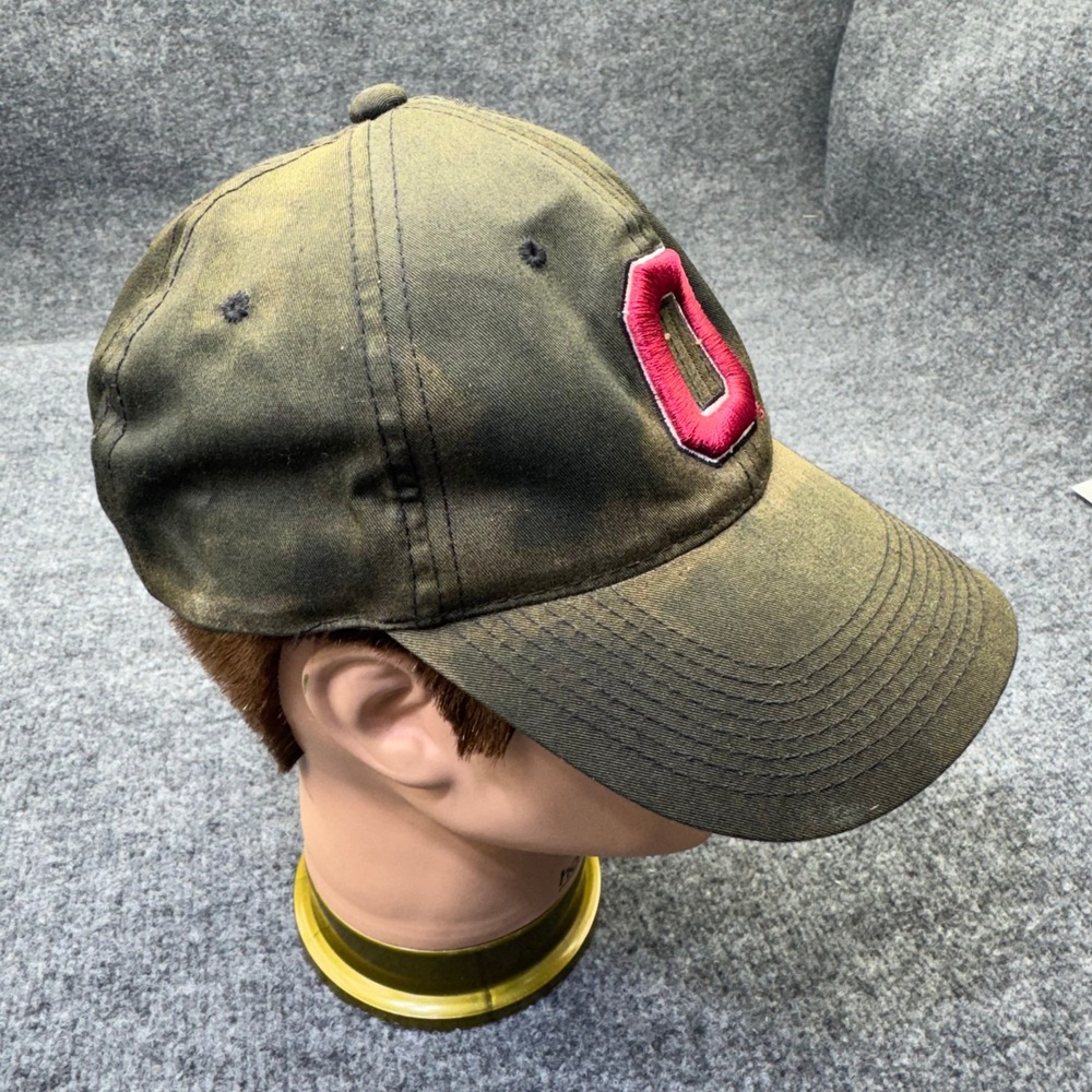 OC Ohio State Buckeyes Baseball Hat Cap Snapback Green Sun Faded NCAA